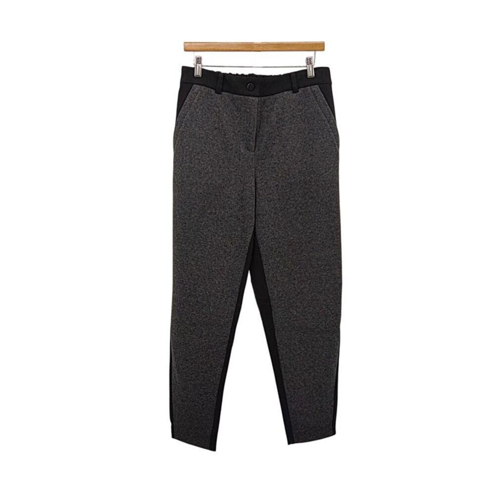 Ruti Women Cozy Tailor Made Combo Fitted Pants Black/Gray Black/Heather Gray 14